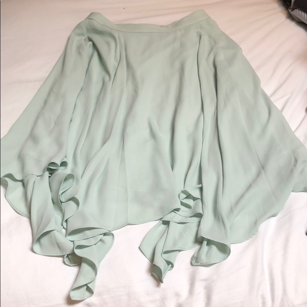 Banana Republic mint green skirt